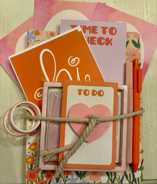 Floral/Orange Mini Bible Study Bundle
