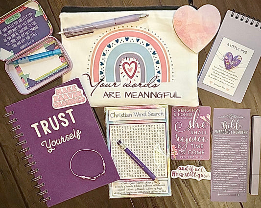 Kids Purple Bible Study Goodie Bag